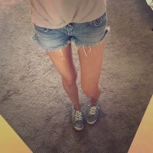 Abercrombie cutoff shorts